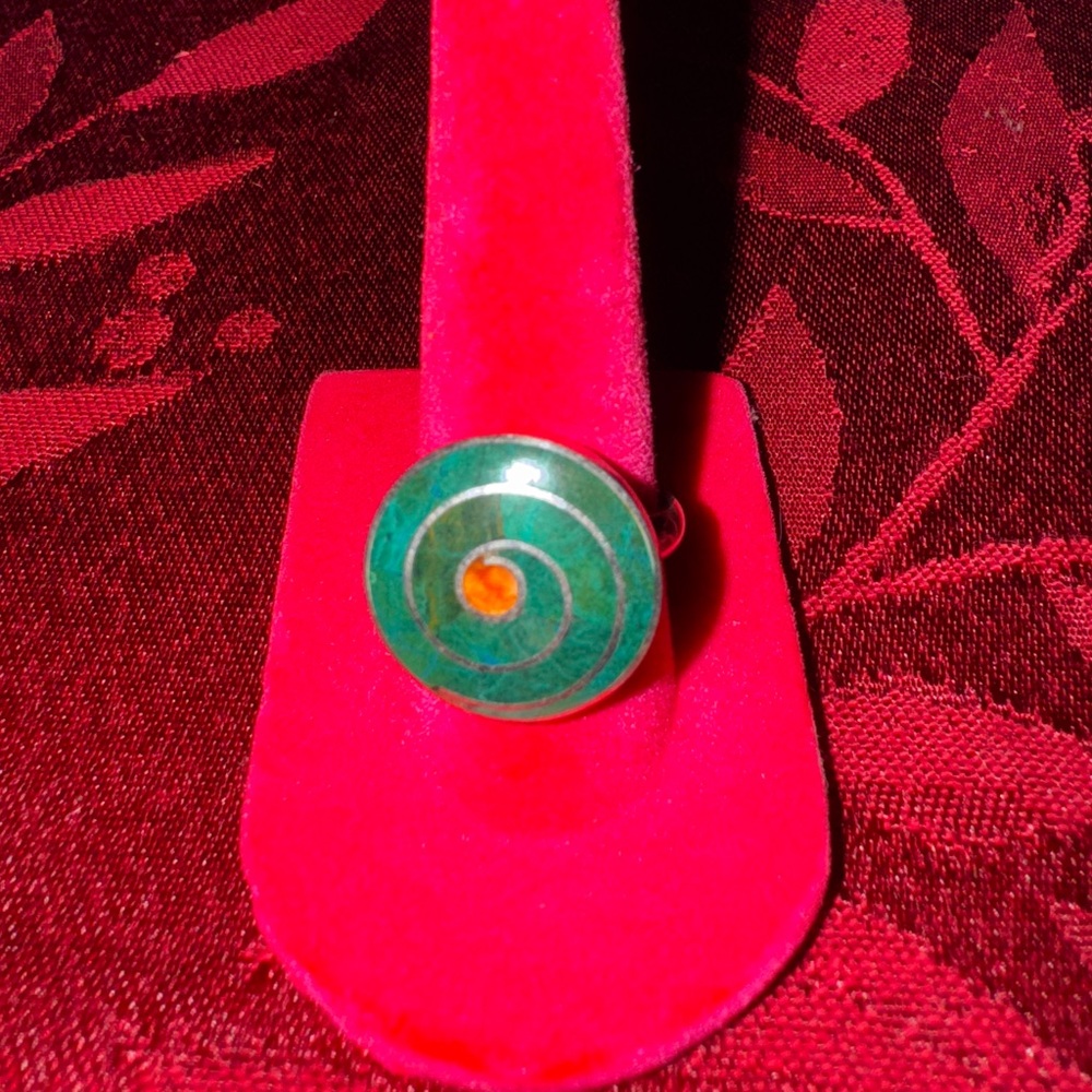 Peruvian Made Solid Sterling Silver 950 Natural S… - image 5